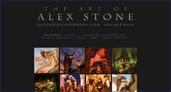 Desktop Screenshot of alexstoneart.com